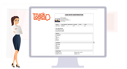 Load Rate Confirmation sheet